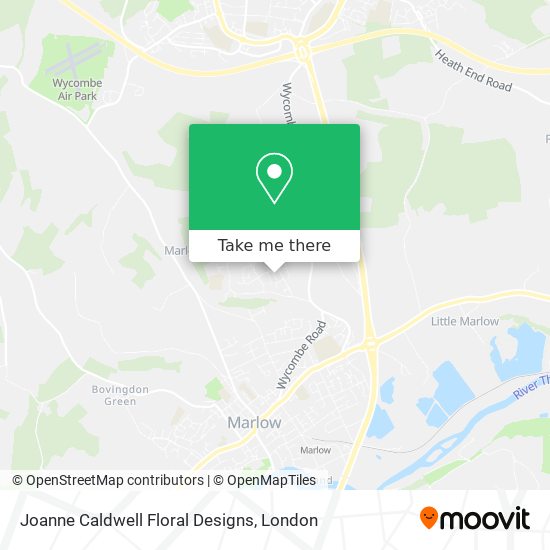Joanne Caldwell Floral Designs map