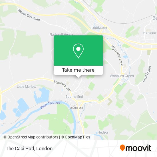 The Caci Pod map