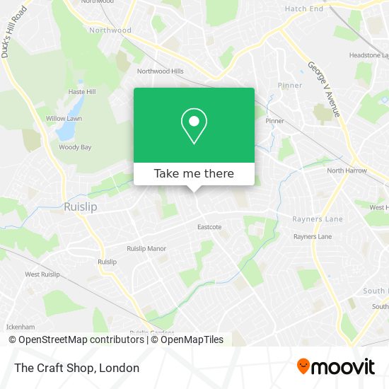 The Craft Shop map
