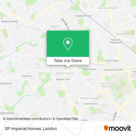 SP Imperial Homes map