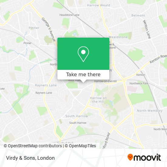 Virdy & Sons map
