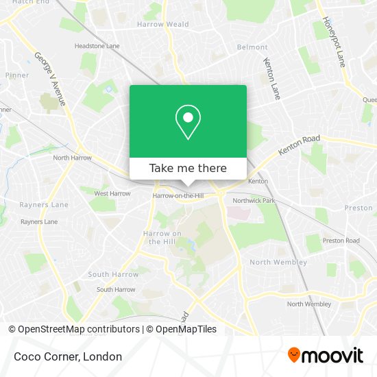 Coco Corner map