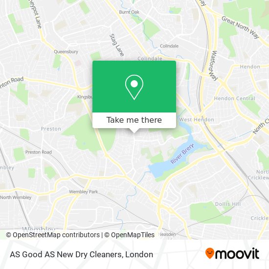 AS Good AS New Dry Cleaners map