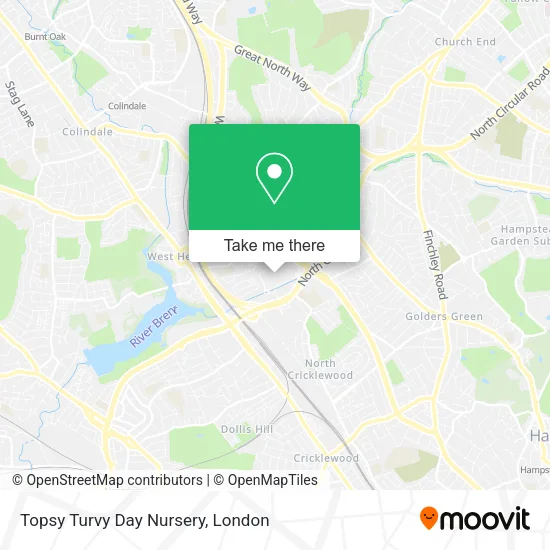Topsy Turvy Day Nursery map