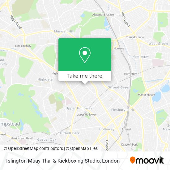 Islington Muay Thai & Kickboxing Studio map