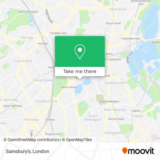 Sainsbury's map