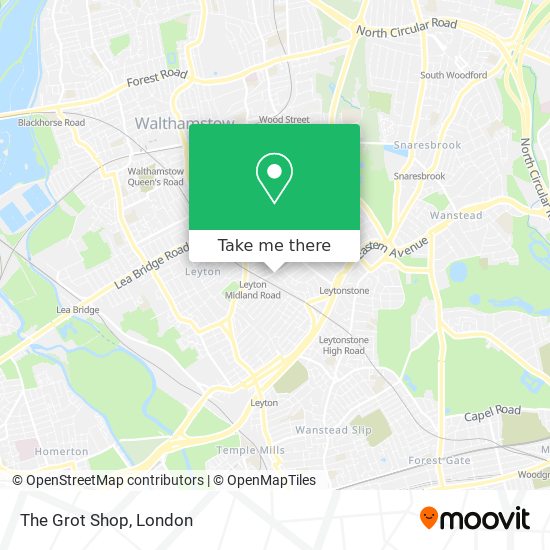 The Grot Shop map