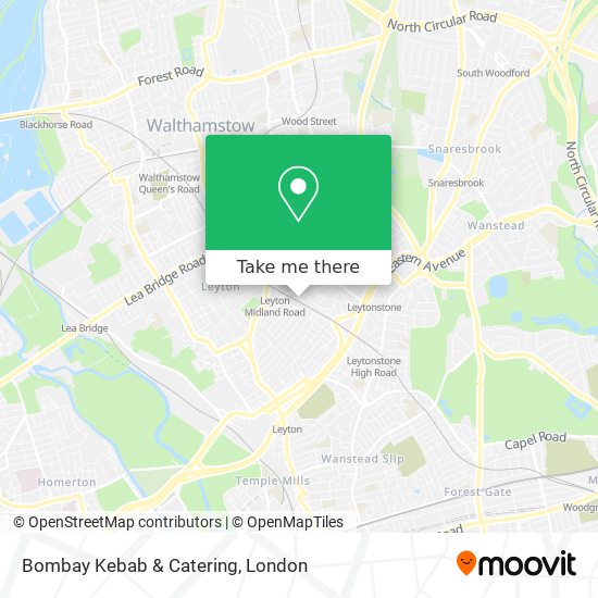 Bombay Kebab & Catering map