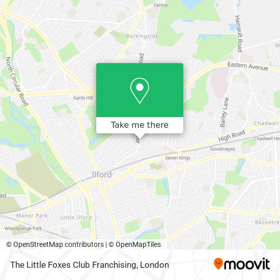 The Little Foxes Club Franchising map