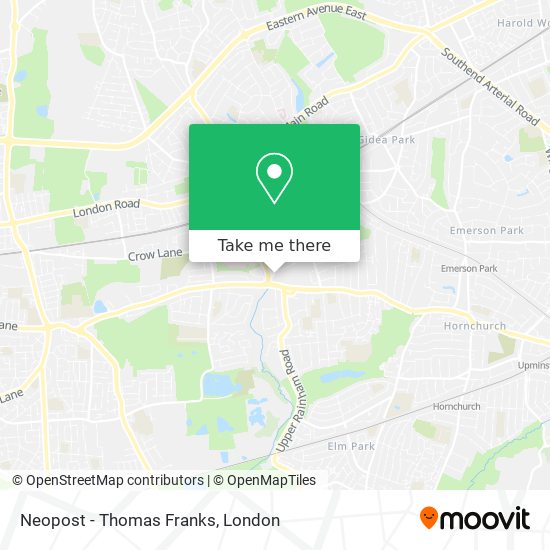 Neopost - Thomas Franks map
