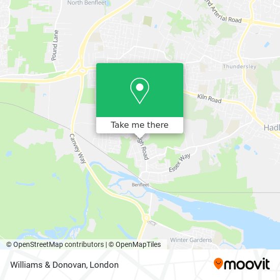 Williams & Donovan map