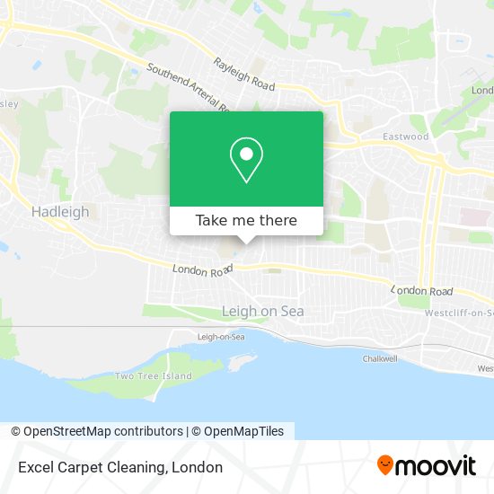 Excel Carpet Cleaning map