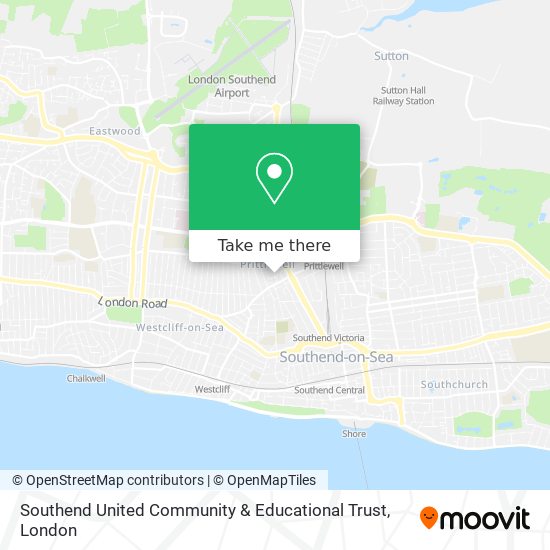 Southend United Community & Educational Trust map