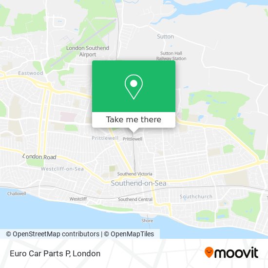 Euro Car Parts P map