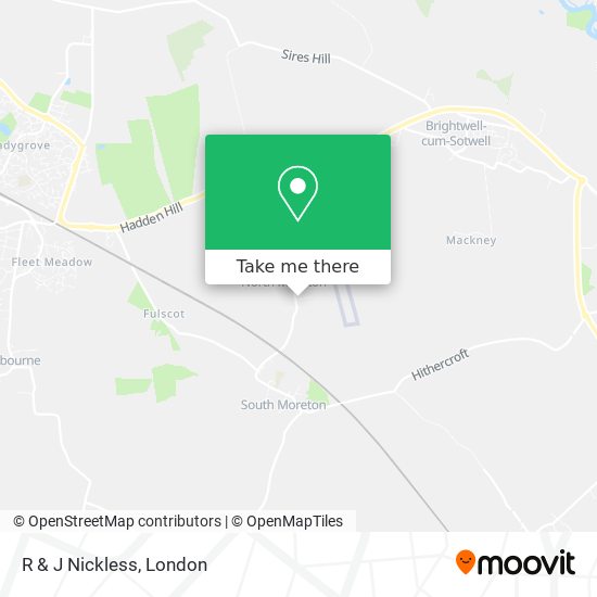 R & J Nickless map
