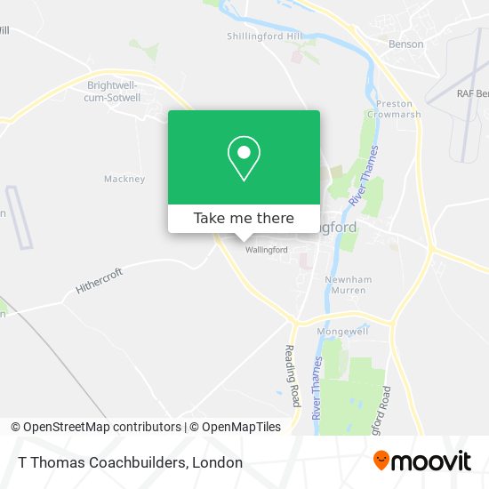 T Thomas Coachbuilders map