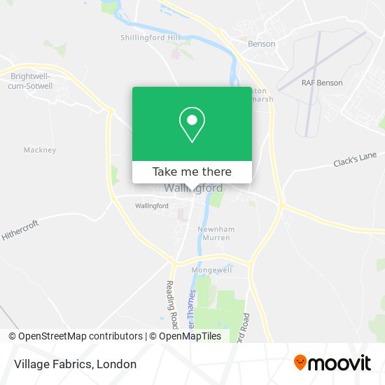 Village Fabrics map