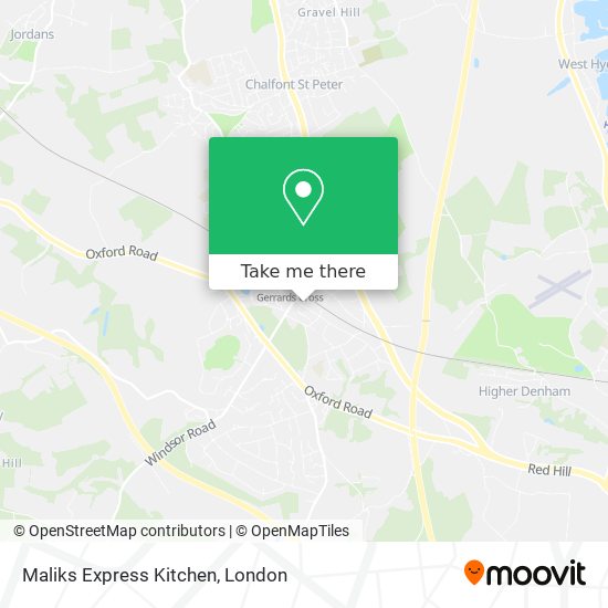 Maliks Express Kitchen map