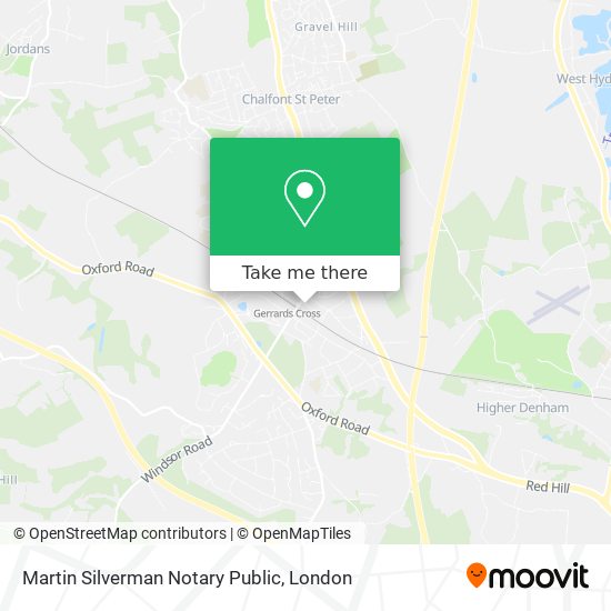 Martin Silverman Notary Public map