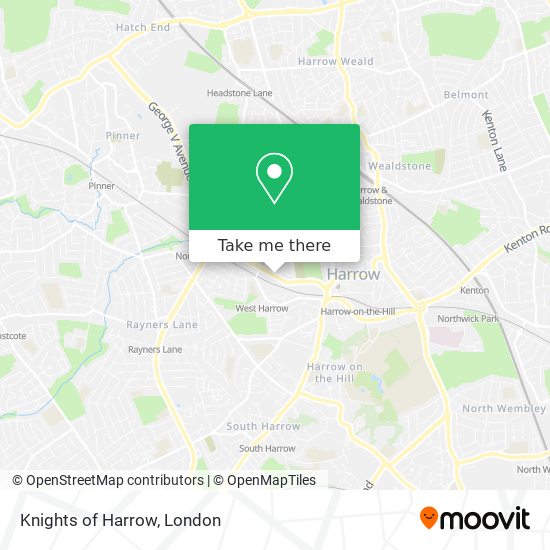 Knights of Harrow map