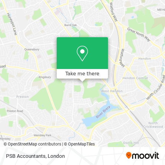 PSB Accountants map