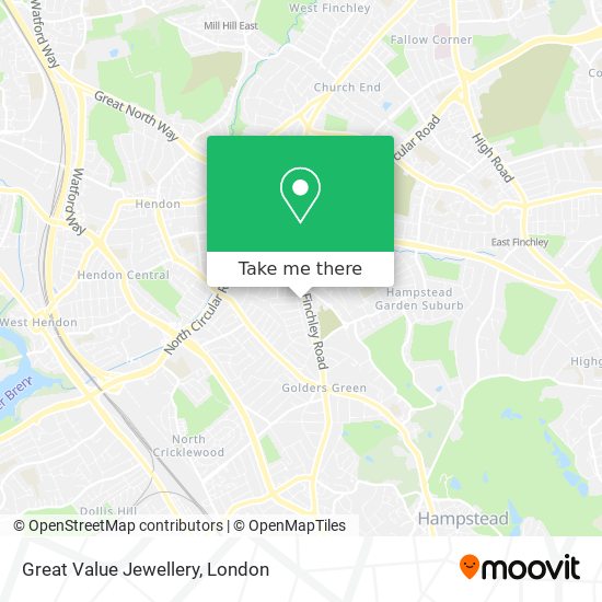 Great Value Jewellery map