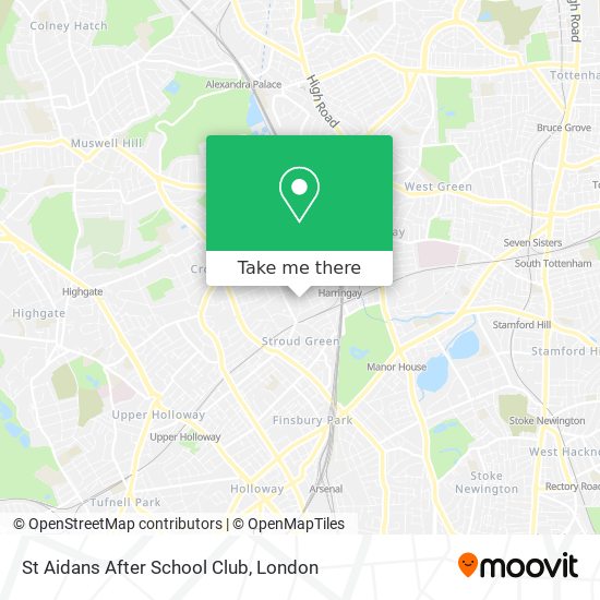 St Aidans After School Club map