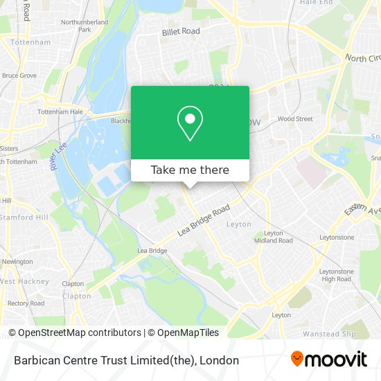 Barbican Centre Trust Limited(the) map
