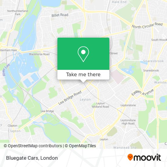 Bluegate Cars map