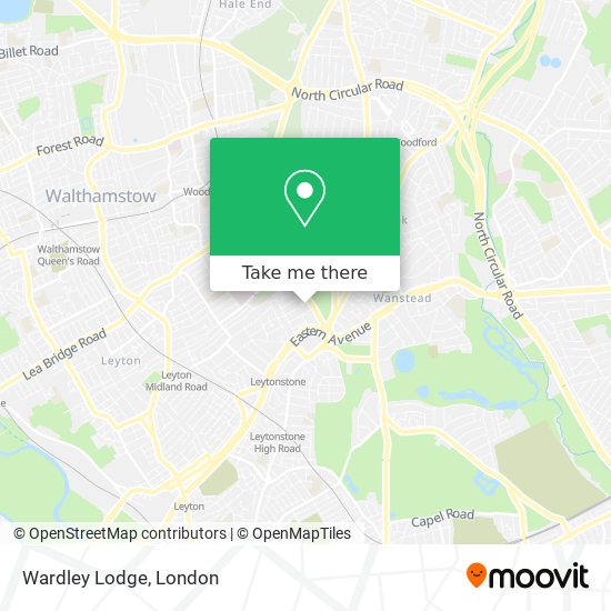 Wardley Lodge map