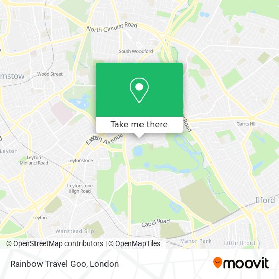 Rainbow Travel Goo map