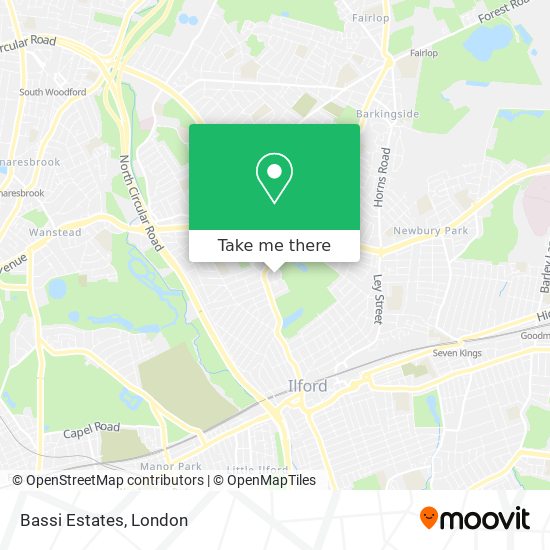 Bassi Estates map