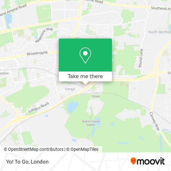 Yo! To Go map