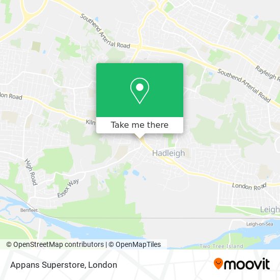 Appans Superstore map