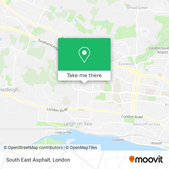 South East Asphalt map