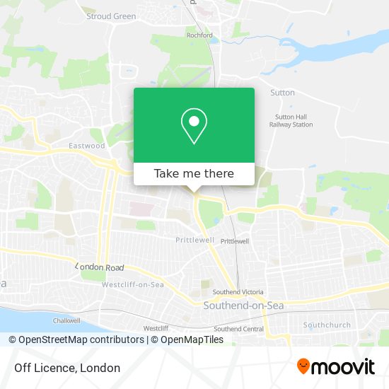 Off Licence map