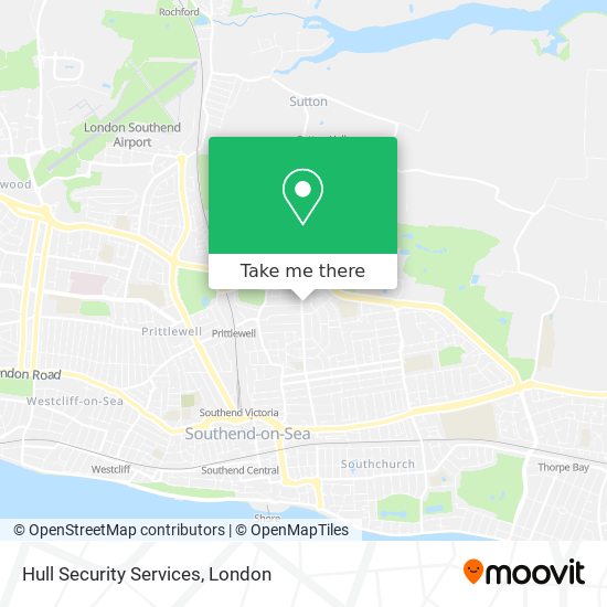 Hull Security Services map