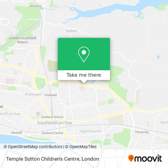 Temple Sutton Children's Centre map
