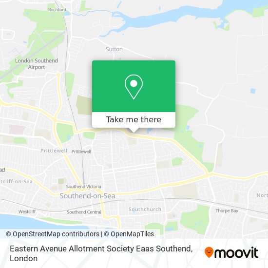 Eastern Avenue Allotment Society Eaas Southend map
