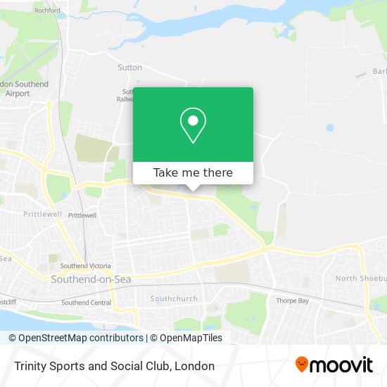 Trinity Sports and Social Club map