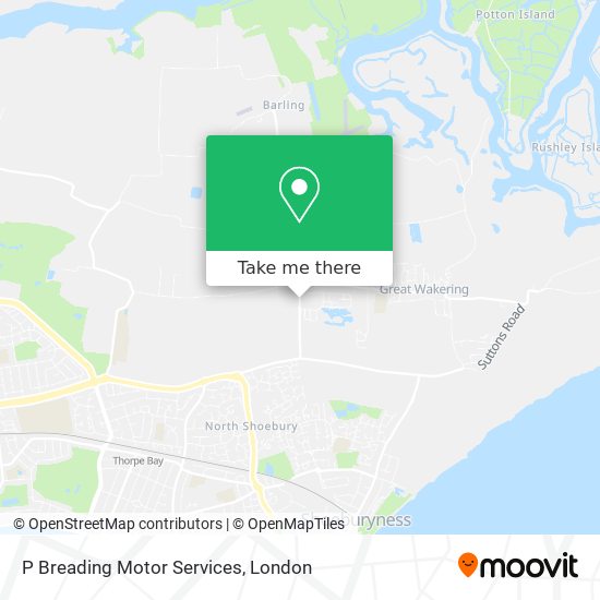 P Breading Motor Services map
