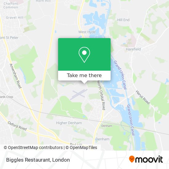 Biggles Restaurant map