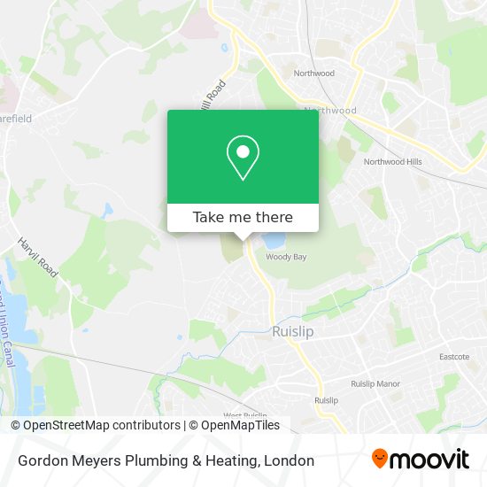 Gordon Meyers Plumbing & Heating map