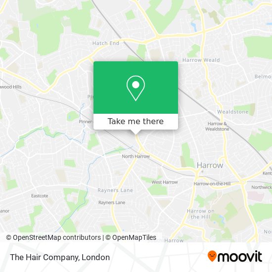 The Hair Company map