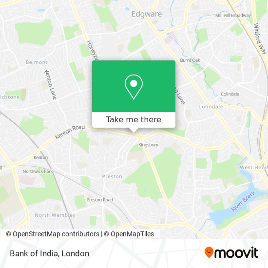 Bank of India map