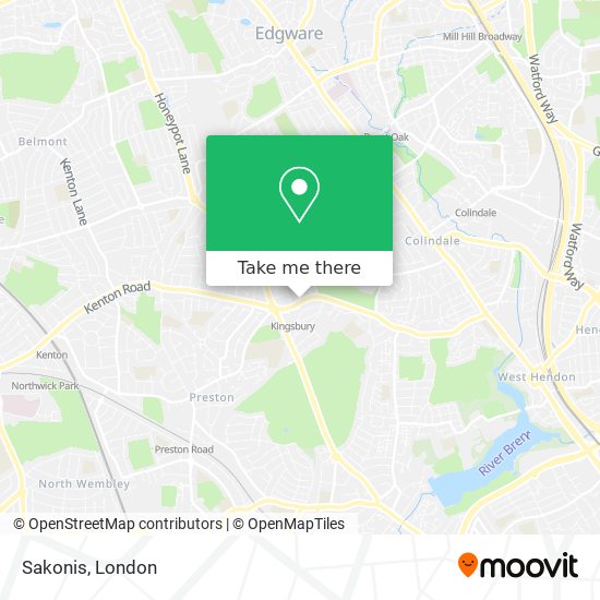 Sakonis map