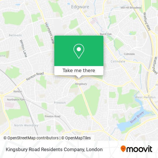 Kingsbury Road Residents Company map