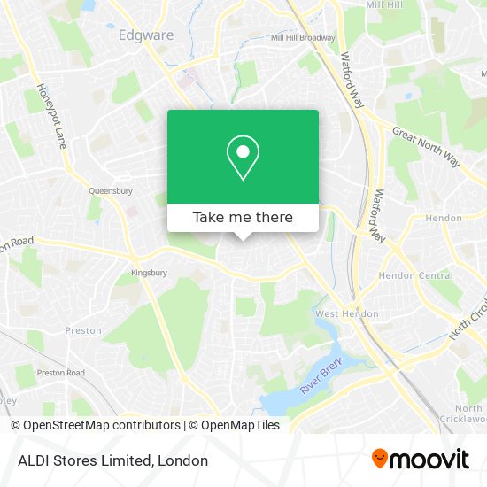 ALDI Stores Limited map