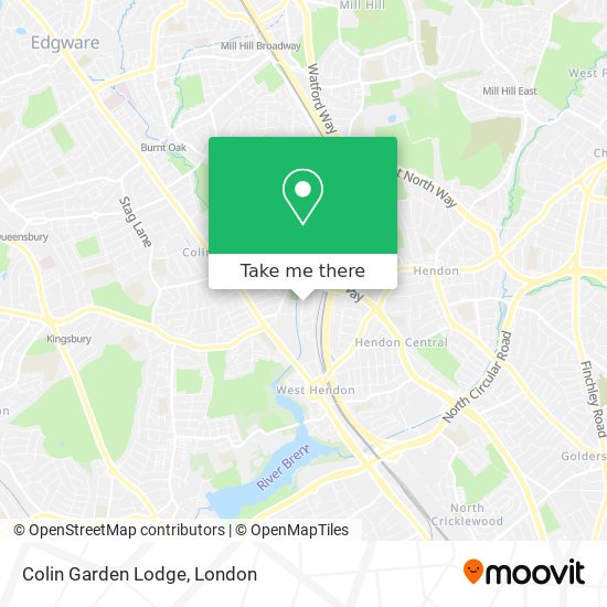 Colin Garden Lodge map