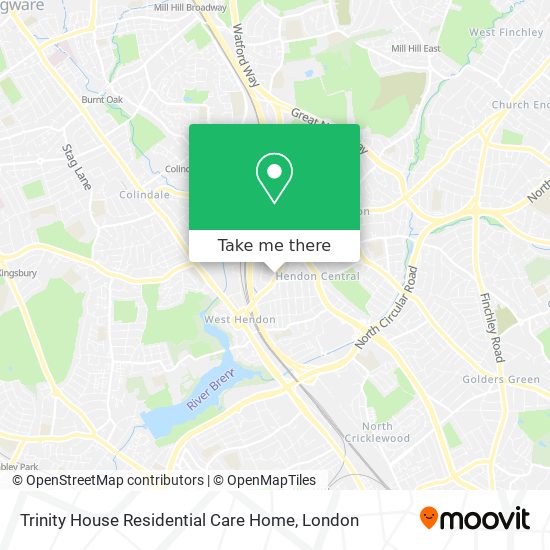 Trinity House Residential Care Home map